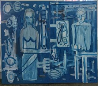 Figuren bij de zee