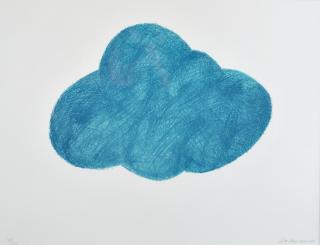 Blauwe wolk