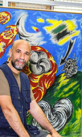 Foto Abdelkader voor Le Rêve d’Icare, Mohamed Abouelouakar (1992)